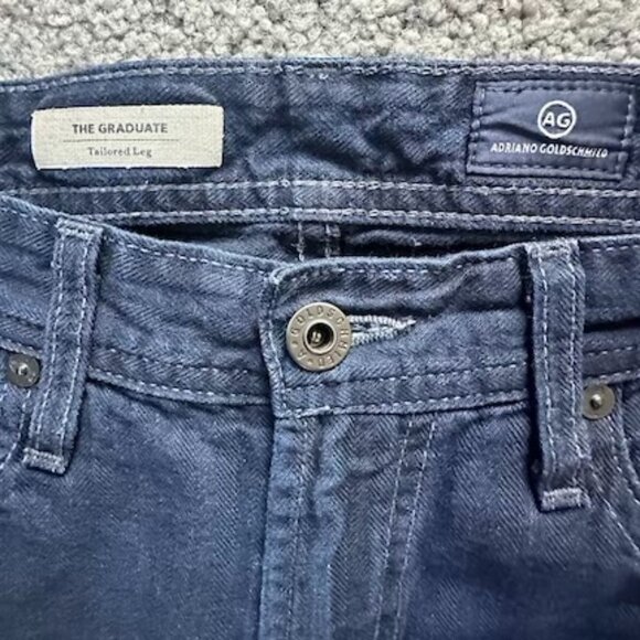 AG Adriano Goldschmied The Graduate Tailored Leg Jeans - 31x34 Men's EUC - Picture 3 of 16